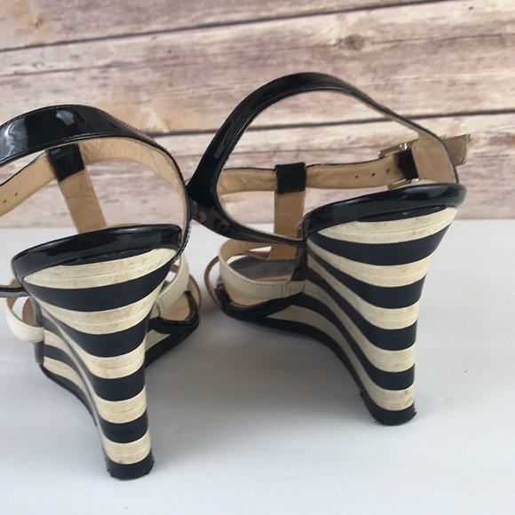 Kate Spade Irina Luggage Nappa Striped Patent Shoe - Picture 6 of 7